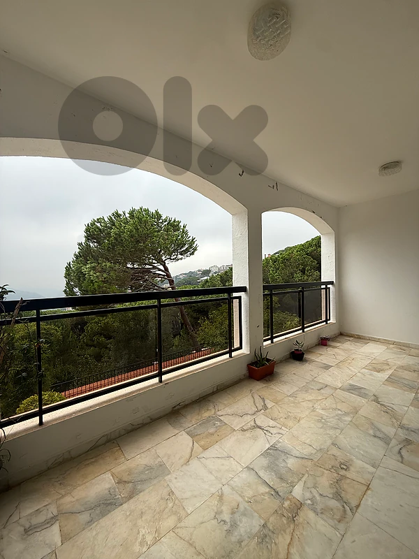 Fully furnished Apartment for rent in Mar chaaya in a gated community with greenery views.