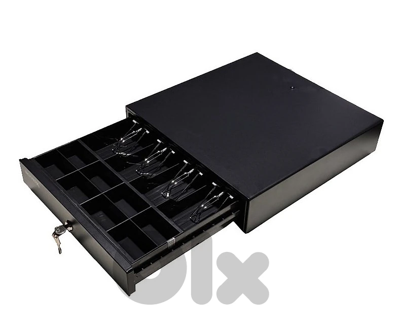 Board-X Pos Cash Drawer 4 Tray Rj11 Black 400F 4B8C