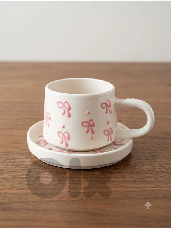 mugs and trays