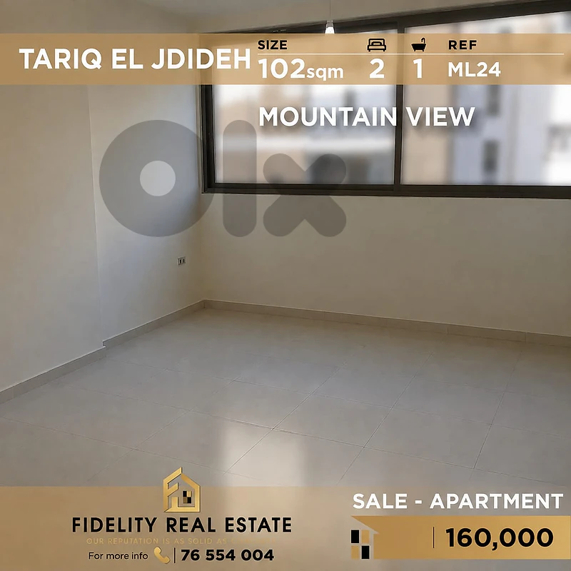 Apartment for sale in Tariq El Jdideh ML24 شقة  للبيع في طريق الجديدة