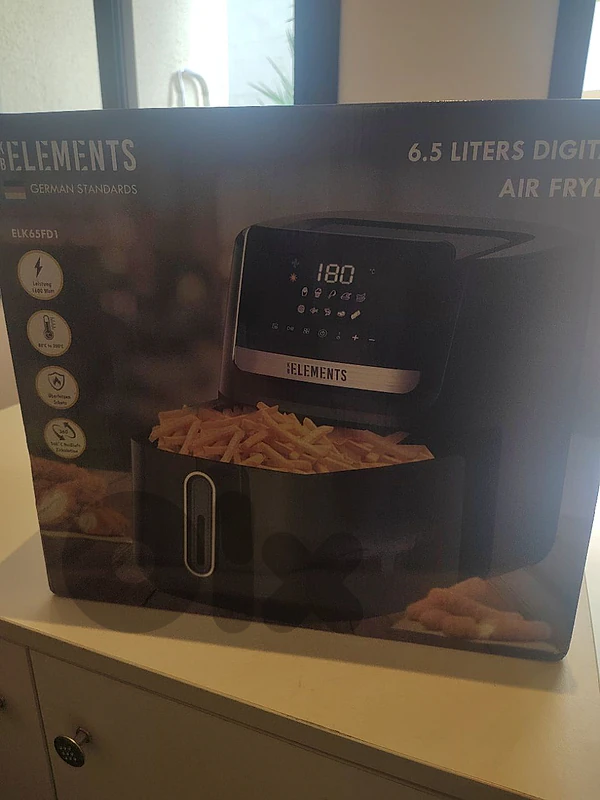 kb elements Air Fryer 6.5 liter, قلاية هوائية حجم ٦.٥ ليتر