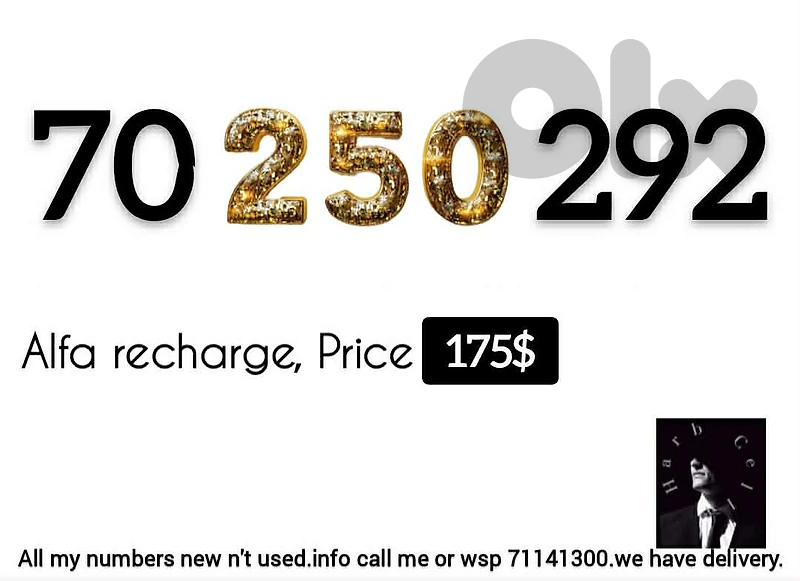 Special Number & price Alfa recharge مميز الفا تشريج والسعر كذالك
