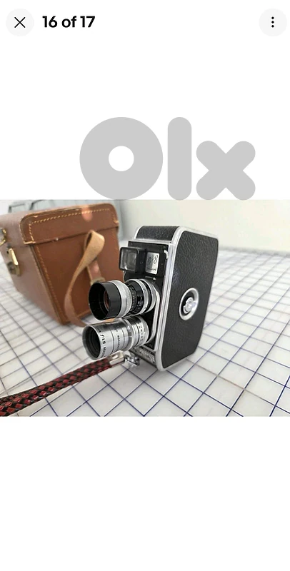 Movie Camera 8mm PAILLARD - BOLEX B8 Original Box with Extras