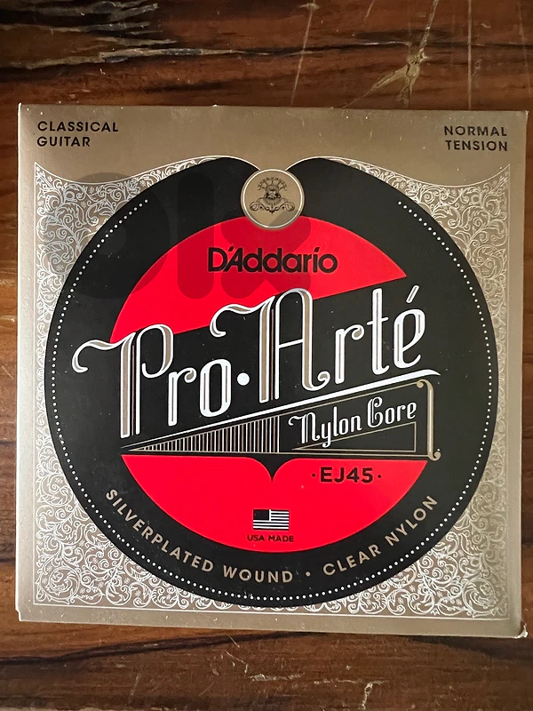 2 x D’Addario Pro Arté Nylon Core EJ45 Normal Tension