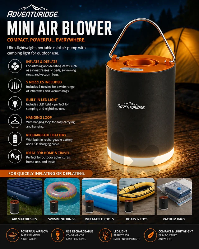 mini air blower & light