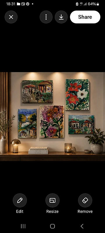 رسم زيتي على القماش لوحه مميزه5لوحات زيتي 75$ رسم زيتي على القماش لوحه مميزه5لوحات زيتي 75$