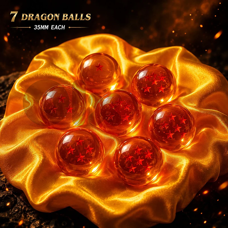 Dragon Balls Set of 7 for spacetoon collectors & Decoration