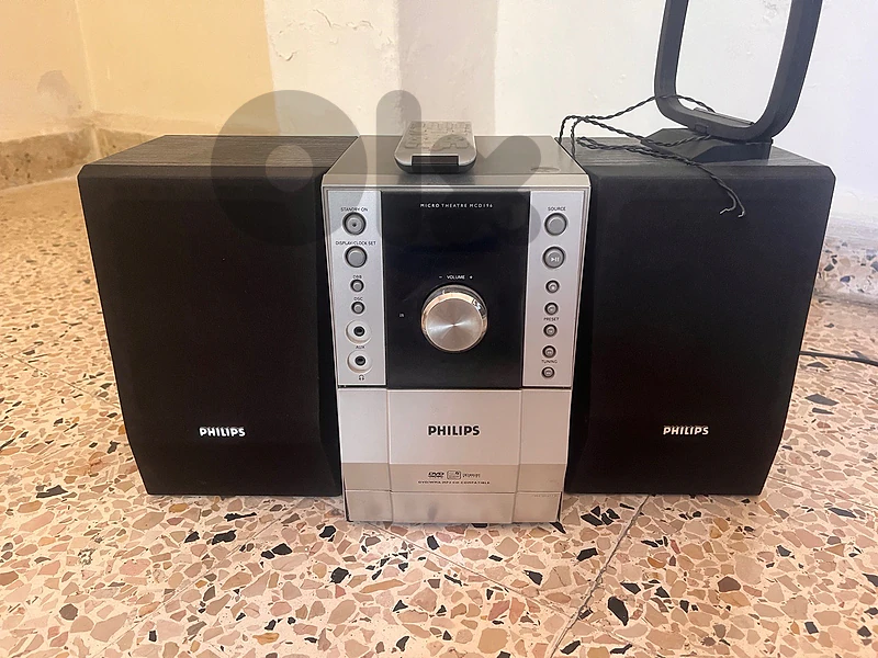 philips micro theatre: dvd, wma, mp3, cd, casette, pc