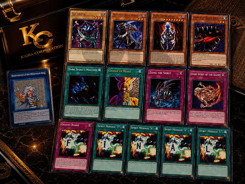 Original yugioh Yami Bakura Deck of 40 original cards