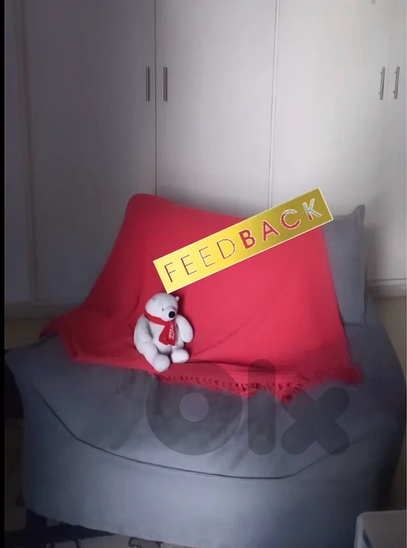 pouf grey