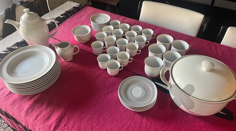 Service à café et de table vintage en porcelaine allemande