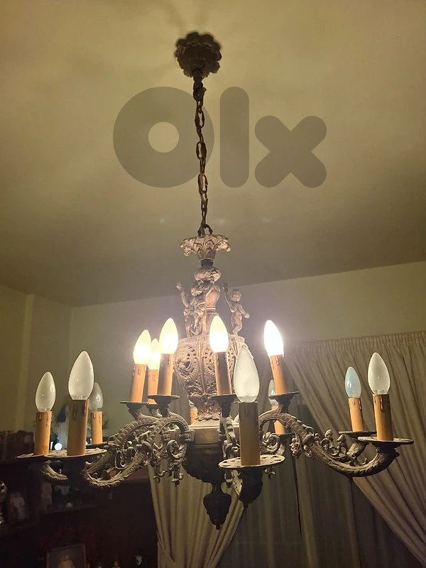 Antique Copper Chandelier