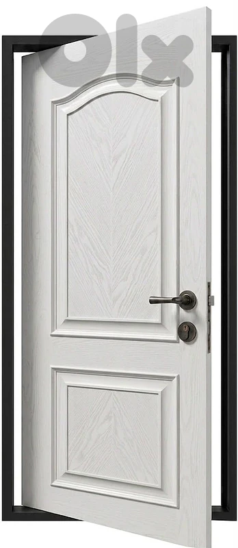 Classic White Arched 2-Panel Door