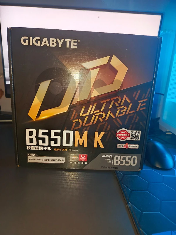 Gigabyte B550M K motherboard AM4(ddr4)