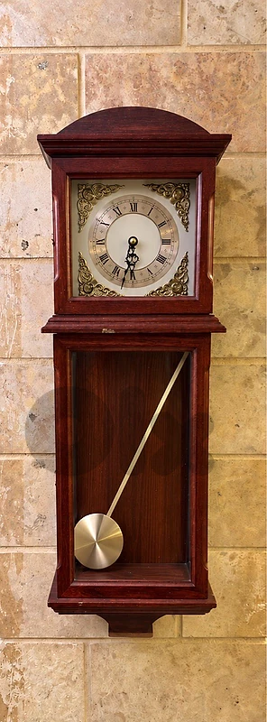 Vintage Wooden Pendulum Wall Clock