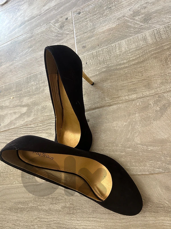 black shoes