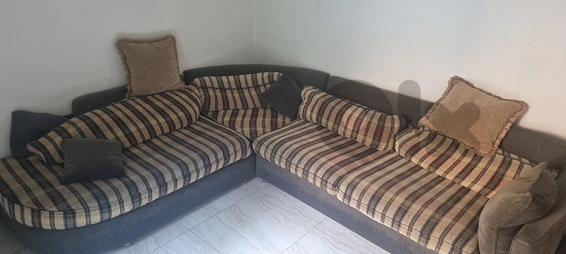 🛋️ طقم صالون خشب كامل للبيع
