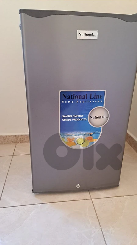 براد صغير National Line (92 لتر) شبه جديد بحالة الوكالة مع الكتالوجغ