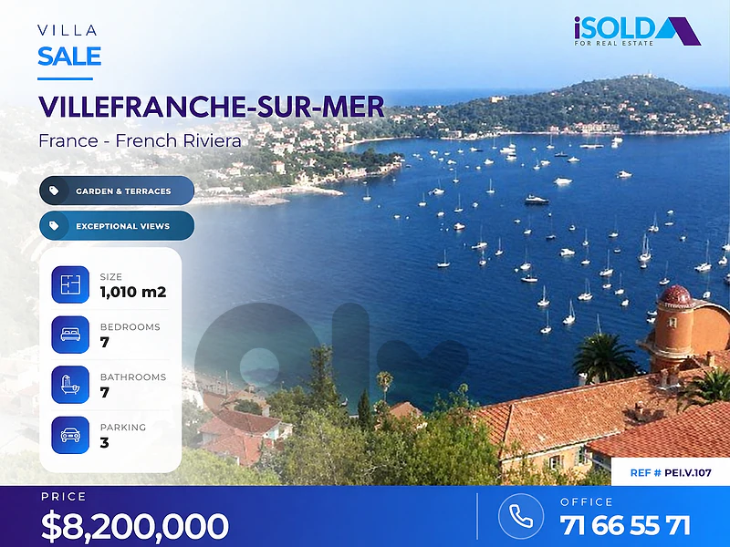 INVESTMENT OPPORTUNITY – VILLA FOR SALE | FRENCH RIVIERA - NEAR MONACO