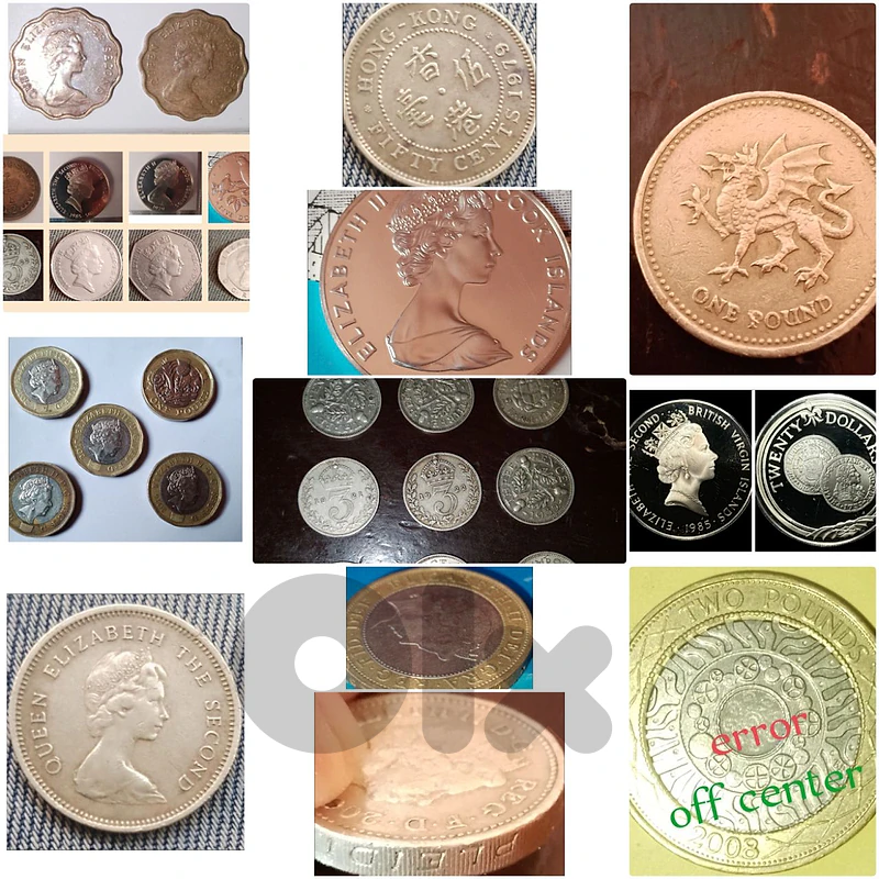 old British coin set