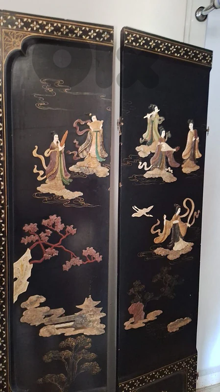 Vintage paravant or room divider