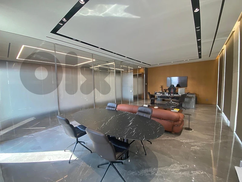 fully furnished office for rent waterfront city dbayeh maten