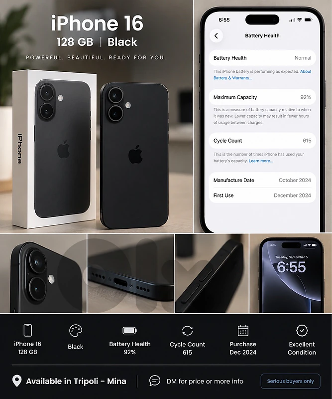 Iphone 16 black