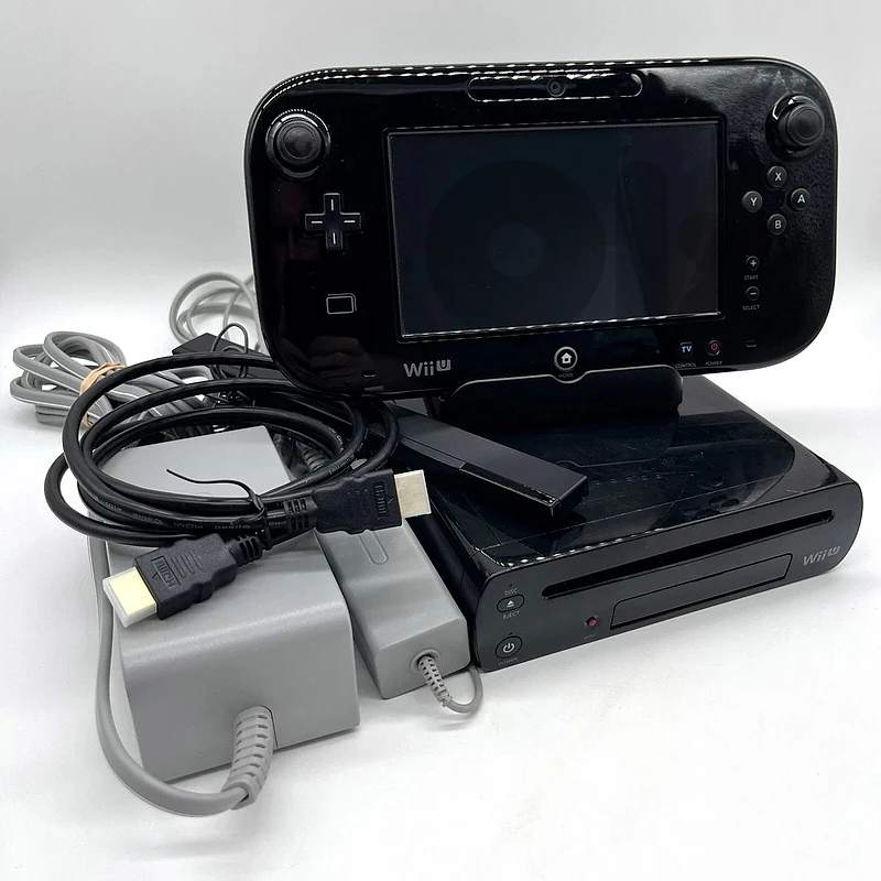 Wii U Vantage Black Platinum 32GB Modd + 128GB