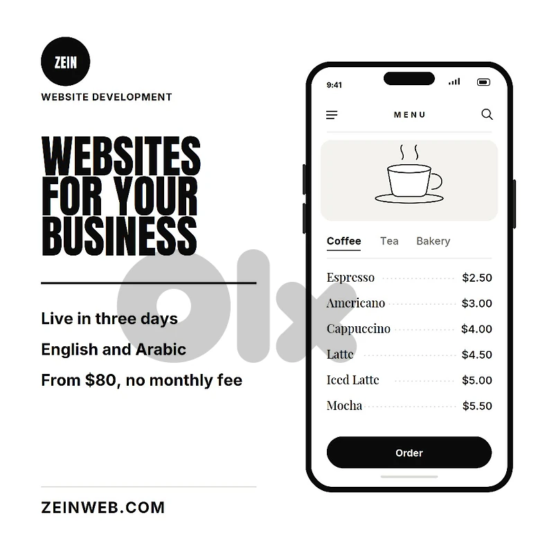 Websites from 80 dollars for any type of business