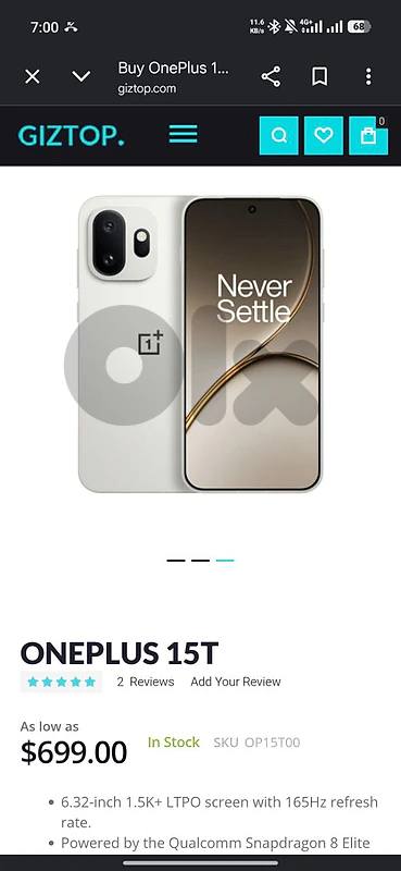 OnePlus 15t