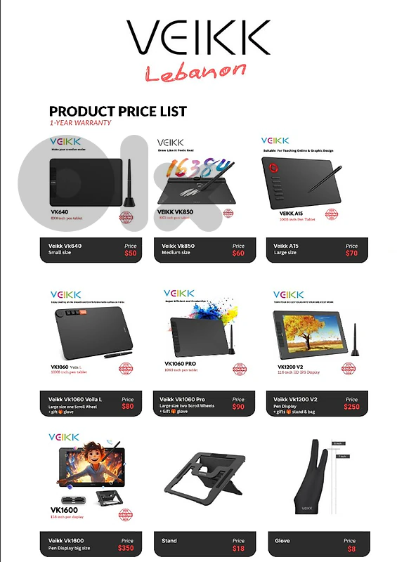 Veikk drawing pen tablet