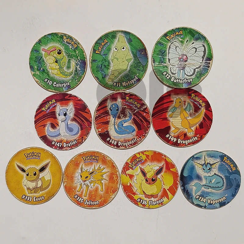 Pokemon Fantasia Pogs 1990