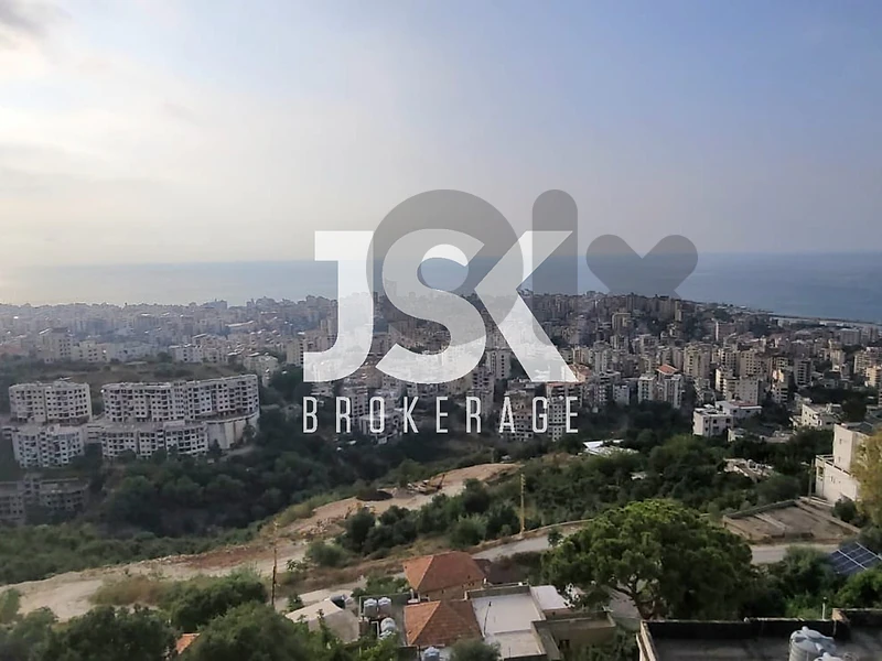 L22553 Panoramic View Apartment For Sale in Ghadir, Jounieh