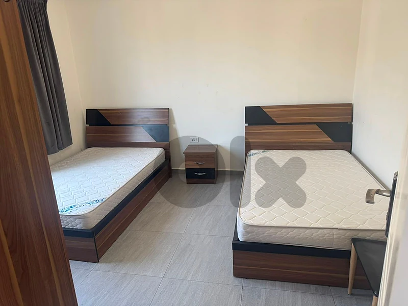 adma 1 bed 1 salon 1 wc no balcony for rent 400$ كل شهر بشهرو