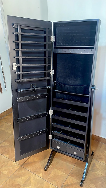 Mirror with Accessories Storage.