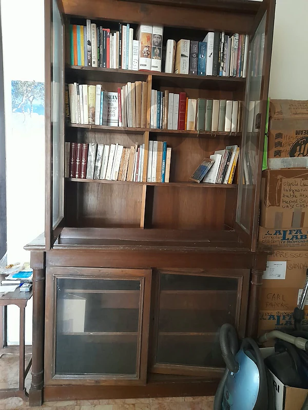 Wooden Bookshelf in 2 levels