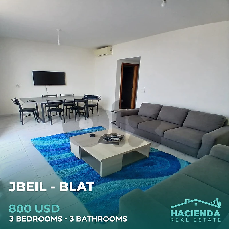 Apartment With Terrace For Rent In Jbeil Blat