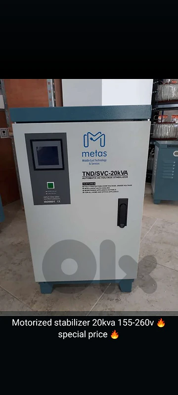 Motorized stabilizer 20kva