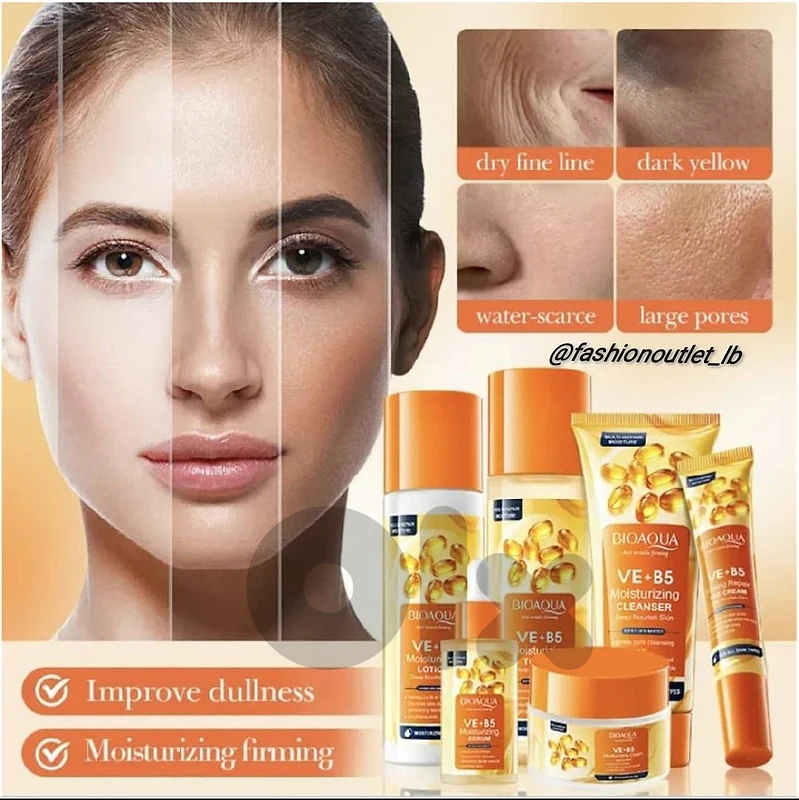 BIOAQUA VE+B5 6-PIECE FACIAL CARE SET