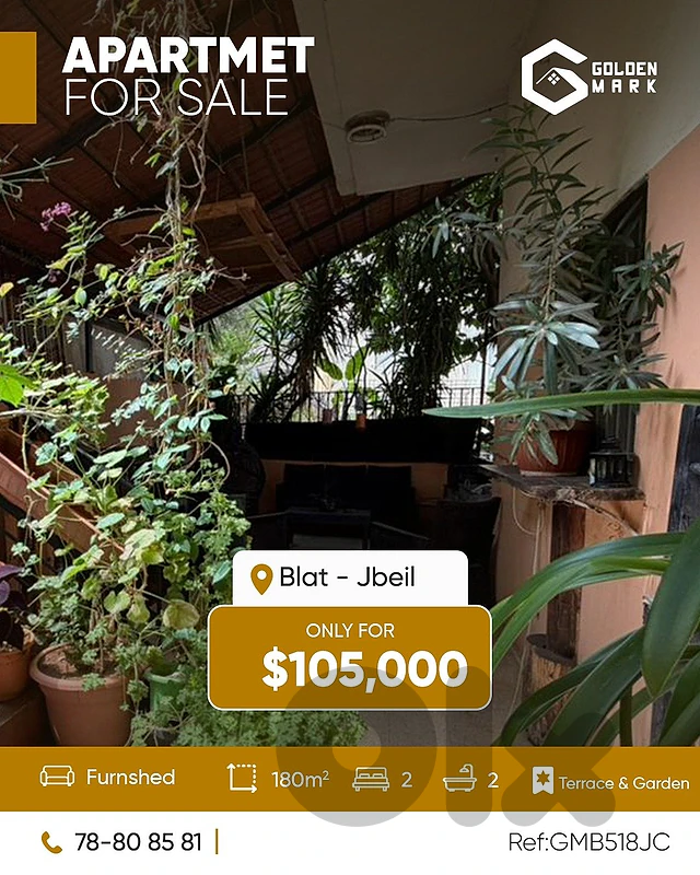GMB518JC - Apartment For Sale In Blat - شقة للبيع في بلاط GMB518JC - Apartment For Sale In Blat - شقة للبيع في بلاط
