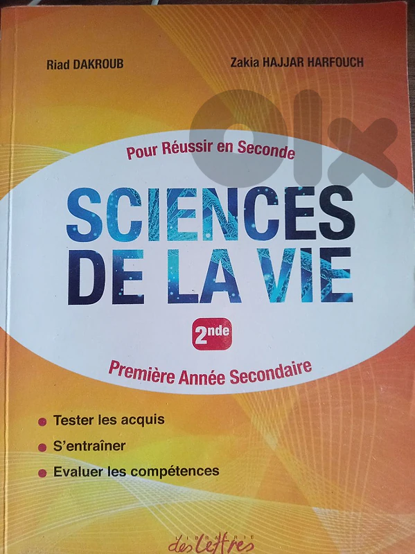 annal de svt classe de seconde