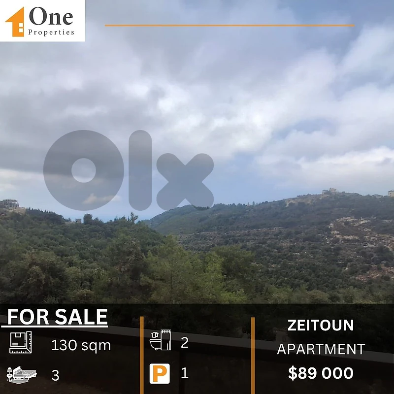 APARTMENT FOR SALE IN ZEITOUN KESEROUAN