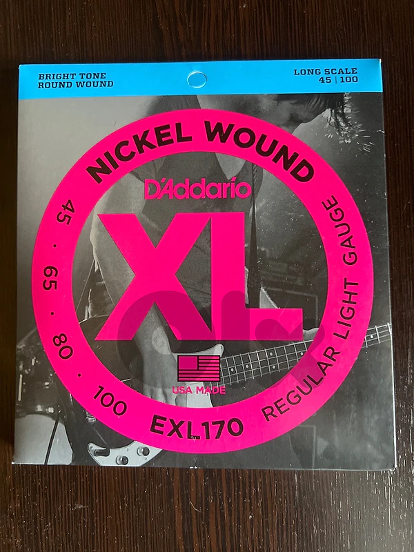 Bass guitar strings