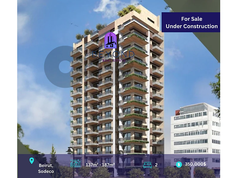 Under construction Apartments for Sale in sodeco /شقق للبيع في سوديكو