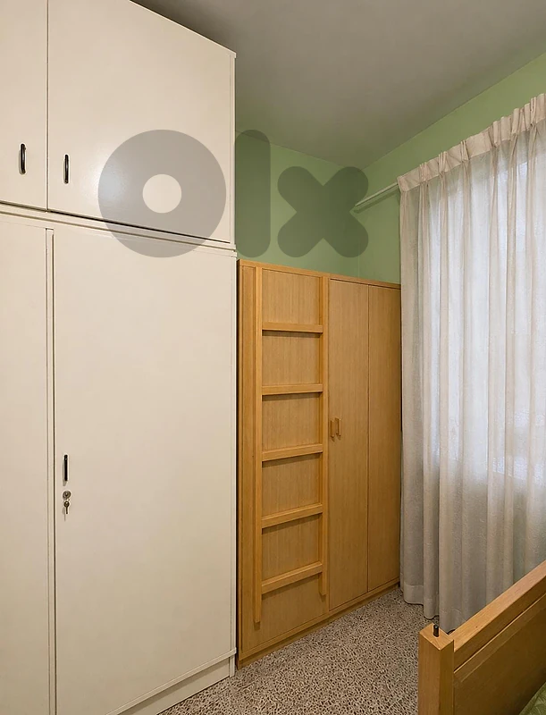 White wood closet