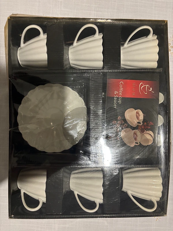 Brand New Coffee Set + Deluxe Acrylic Serving Tray