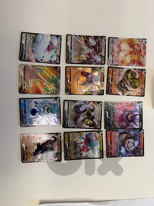 Pokemon cards ( real , 12 cards )