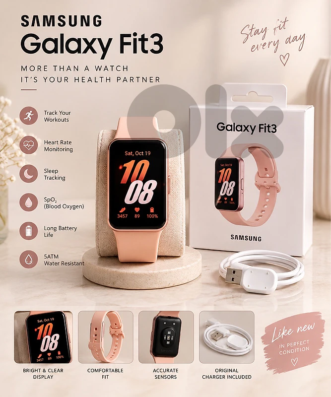 Samsung Galaxy Fit3 – Pink Gold