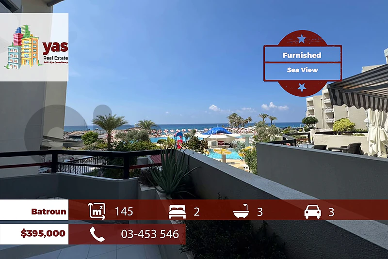 Batroun 145m2 | Furnished | Sea View | Prime Location | HS