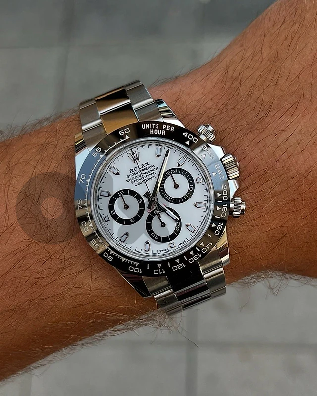 Rolex Cosmograph Daytona – Panda White Dial | Black Bezel